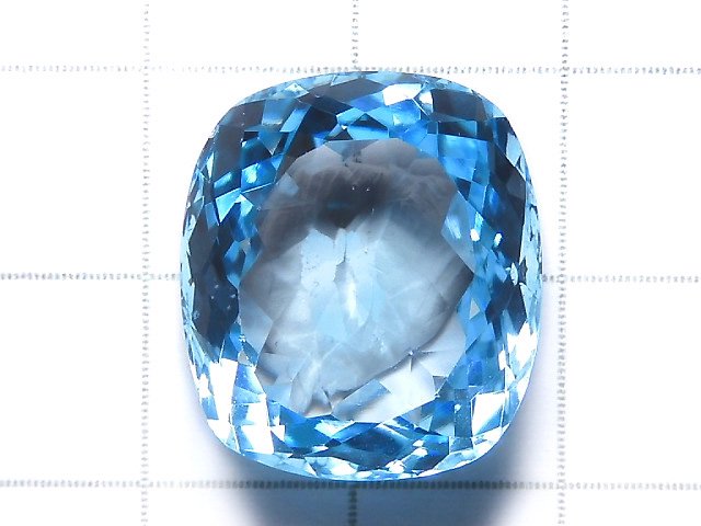 [Video][One of a kind] High Quality Swiss Blue Topaz AAA Loose stone Faceted 1pc NO.109