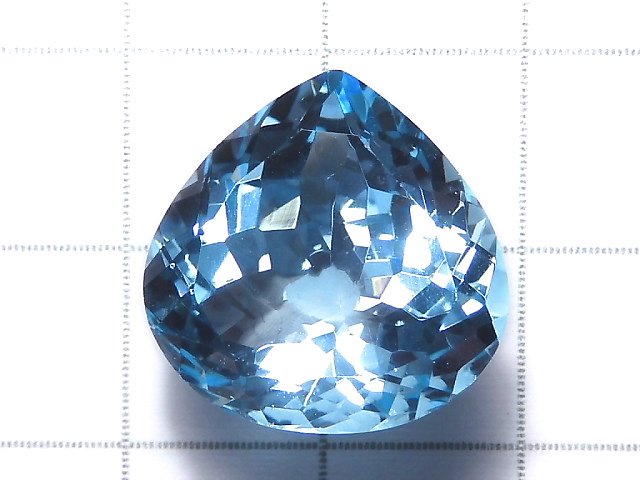 [Video][One of a kind] High Quality Swiss Blue Topaz AAA Loose stone Faceted 1pc NO.110