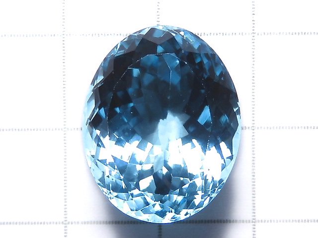 [Video][One of a kind] High Quality Swiss Blue Topaz AAA Loose stone Faceted 1pc NO.117