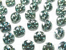 [Video] Moissanite AAA Loose stone Round Faceted 8x8mm [Green] 1pc
