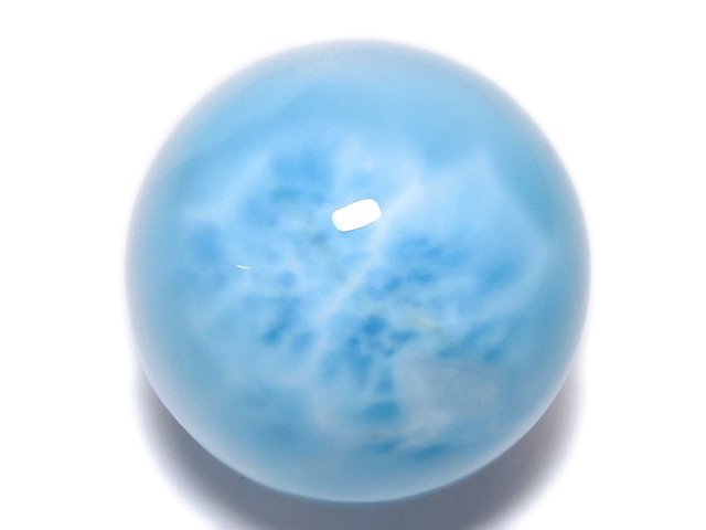 [Video][One of a kind] Larimar Pectolite AAA- Sphere, Round 21mm 1pc NO.2