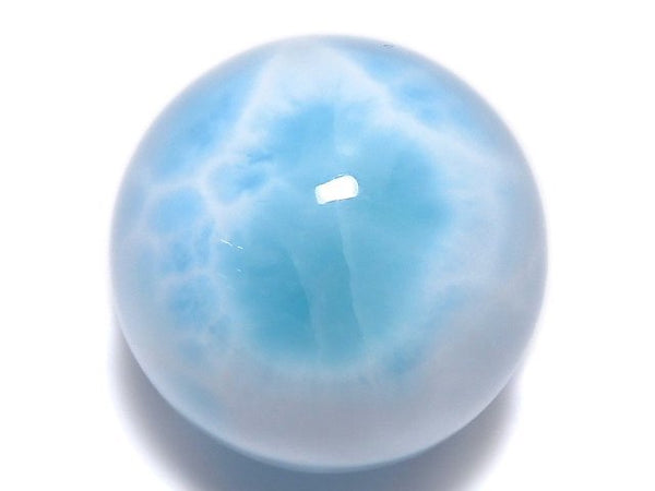 [Video][One of a kind] Larimar Pectolite AAA- Sphere, Round 20mm 1pc NO.4