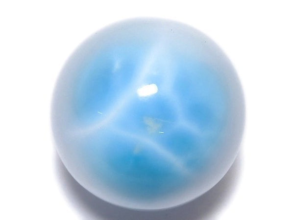 [Video][One of a kind] Larimar Pectolite AAA- Sphere, Round 20mm 1pc NO.6