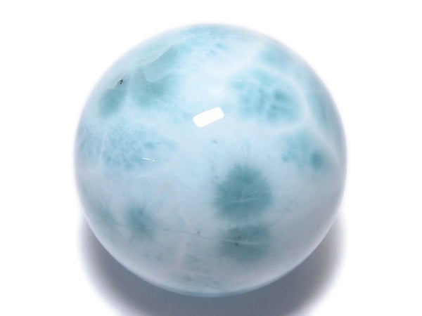 [Video][One of a kind] Larimar Pectolite AAA- Sphere, Round 22mm 1pc NO.7