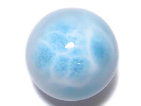 [Video][One of a kind] Larimar Pectolite AAA- Sphere, Round 22mm 1pc NO.10