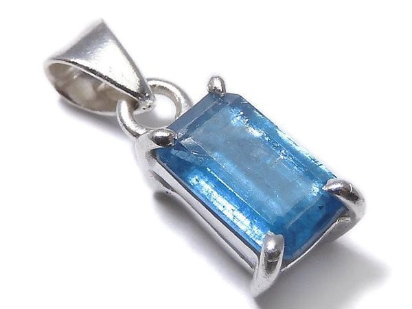 [Video][One of a kind] Indigo Blue Kyanite AAA- Pendant Silver925 NO.36