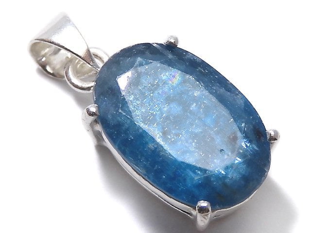 [Video][One of a kind] Indigo Blue Kyanite AAA- Pendant Silver925 NO.40