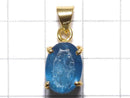 [Video][One of a kind] Indigo Blue Kyanite AAA- Pendant 18KGP NO.44