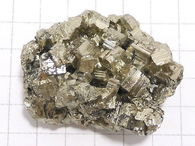 [Video][One of a kind] Golden Pyrite Cluster 1pc NO.17