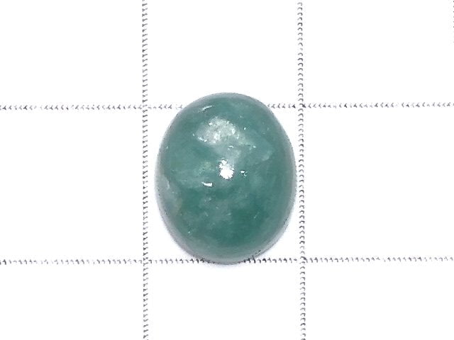 [Video][One of a kind] Green Mica Cabochon 1pc NO.19