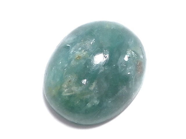 [Video][One of a kind] Green Mica Cabochon 1pc NO.21