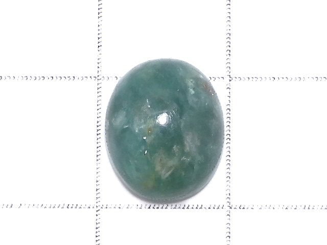 [Video][One of a kind] Green Mica Cabochon 1pc NO.21