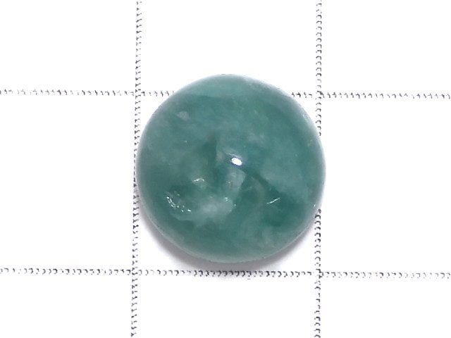 [Video][One of a kind] Green Mica Cabochon 1pc NO.28