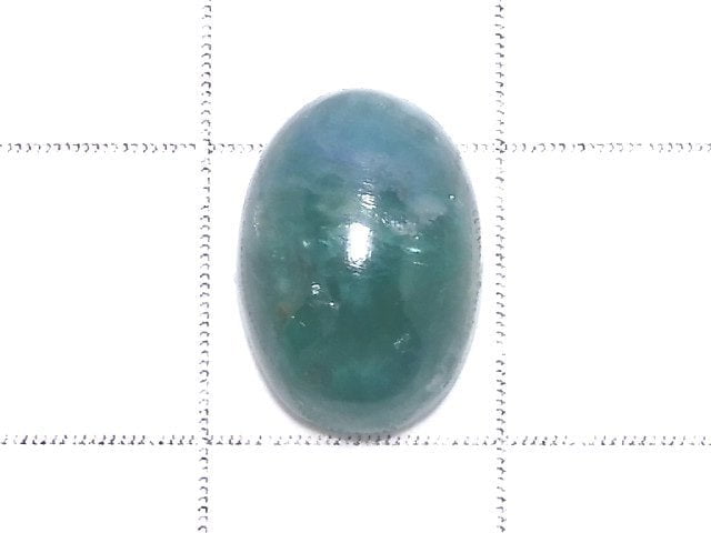 [Video][One of a kind] Green Mica Cabochon 1pc NO.29