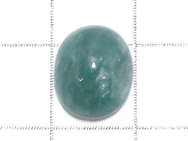 [Video][One of a kind] Green Mica Cabochon 1pc NO.30