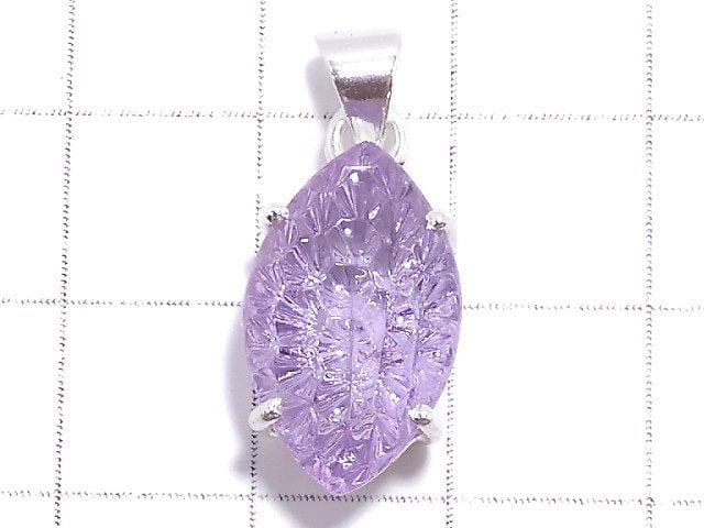 [Video][One of a kind] High Quality Amethyst AAA Pendant Silver925 NO.4