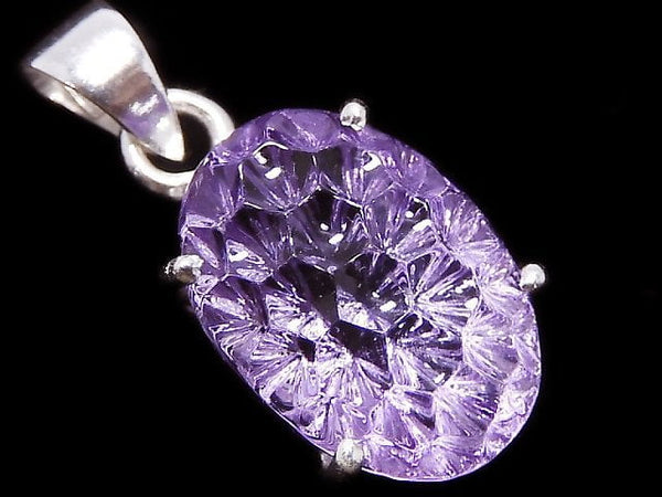 [Video][One of a kind] High Quality Amethyst AAA Pendant Silver925 NO.5