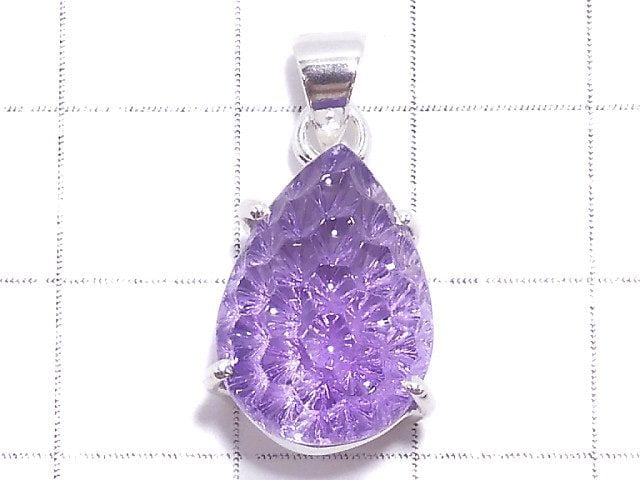 [Video][One of a kind] High Quality Amethyst AAA Pendant Silver925 NO.6