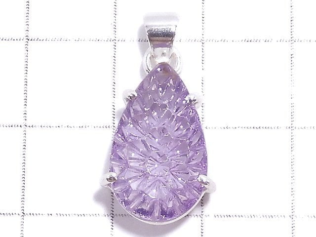 [Video][One of a kind] High Quality Amethyst AAA Pendant Silver925 NO.7