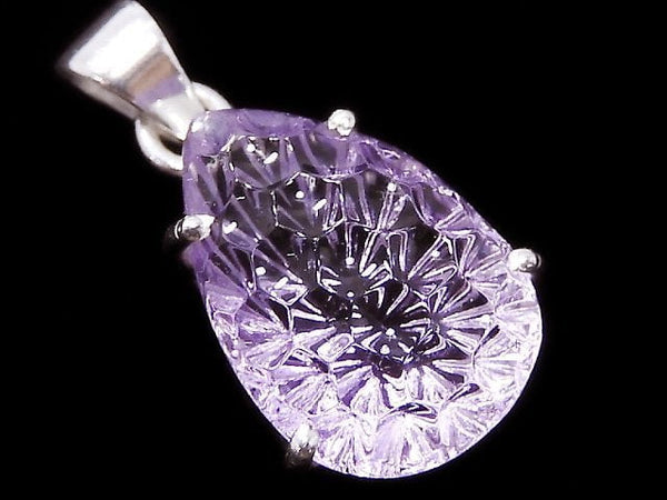 [Video][One of a kind] High Quality Amethyst AAA Pendant Silver925 NO.8