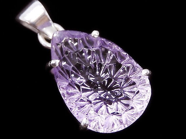 [Video][One of a kind] High Quality Amethyst AAA Pendant Silver925 NO.8