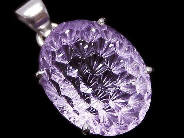 [Video][One of a kind] High Quality Amethyst AAA Pendant Silver925 NO.9