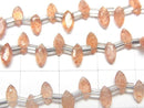 [Video]High Quality Sunstone AA++ Marquise Faceted 6x3mm 1strand (18pcs )