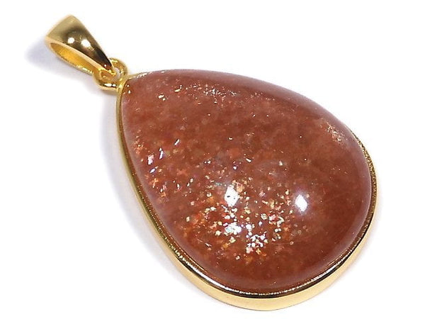 [Video][One of a kind] Sunstone AAA Pendant 18KGP NO.4