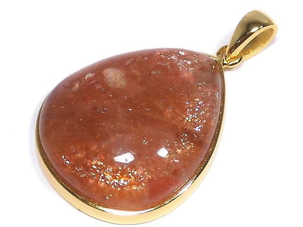 [Video][One of a kind] Sunstone AAA Pendant 18KGP NO.5