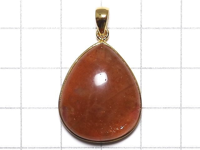 [Video][One of a kind] Sunstone AAA Pendant 18KGP NO.5