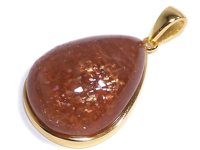 [Video][One of a kind] Sunstone AAA Pendant 18KGP NO.6