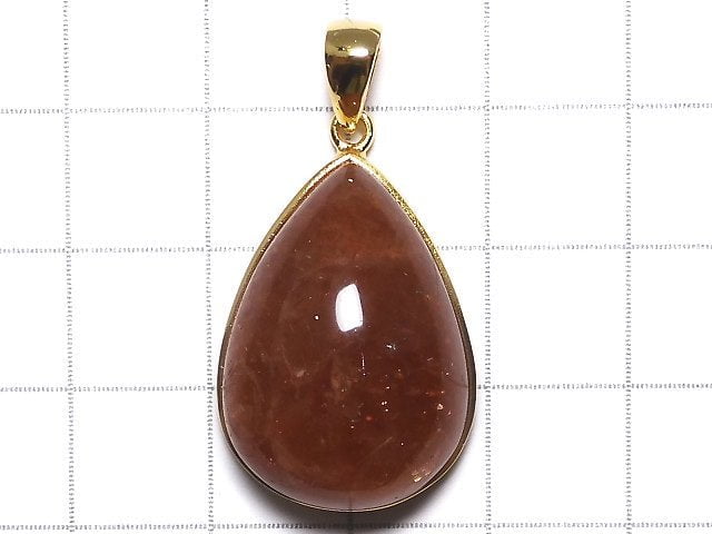 [Video][One of a kind] Sunstone AAA Pendant 18KGP NO.6