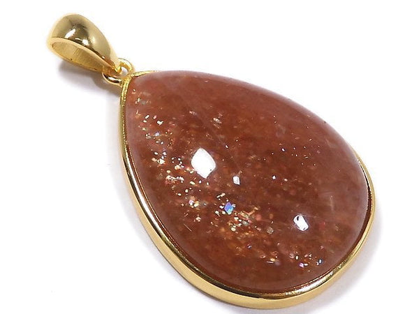 [Video][One of a kind] Sunstone AAA Pendant 18KGP NO.7