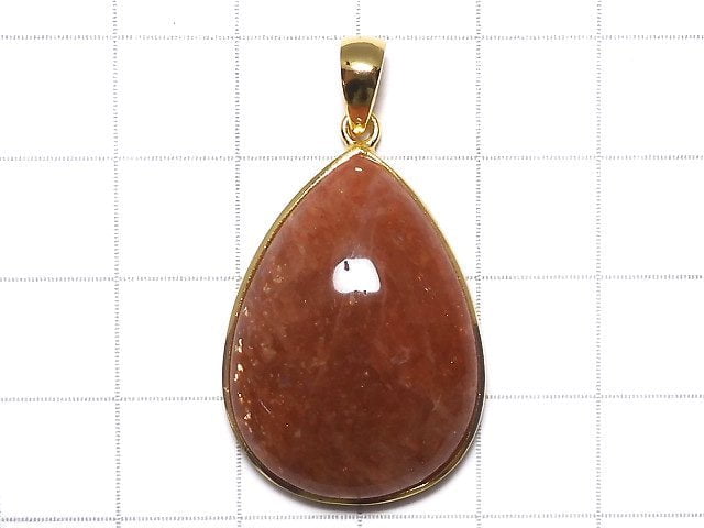 [Video][One of a kind] Sunstone AAA Pendant 18KGP NO.7