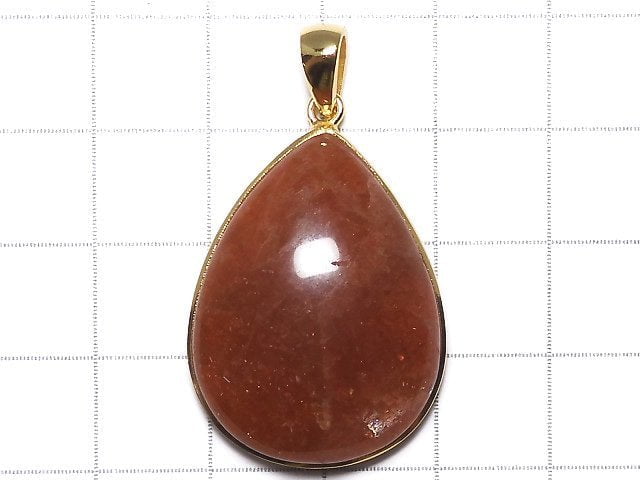 [Video][One of a kind] Sunstone AAA Pendant 18KGP NO.8