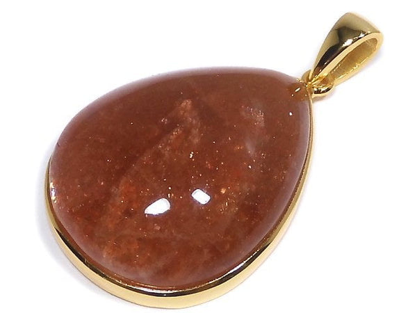 [Video][One of a kind] Sunstone AAA Pendant 18KGP NO.9