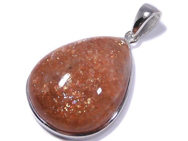 [Video][One of a kind] Sunstone AAA Pendant Silver925 NO.11