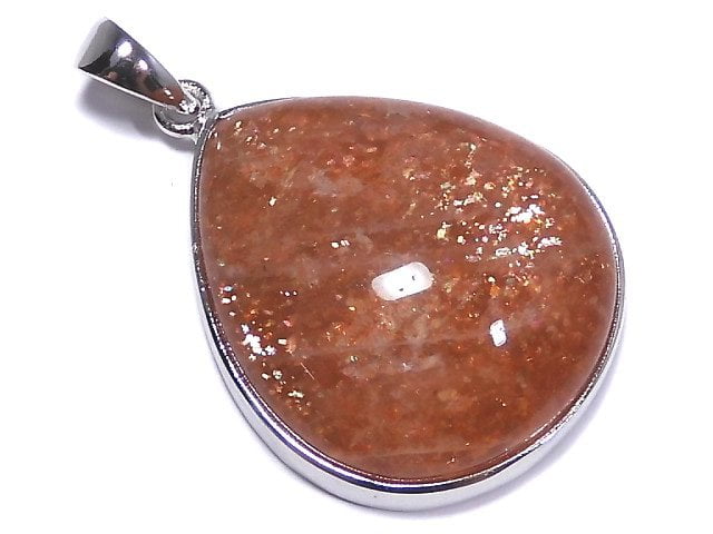 [Video][One of a kind] Sunstone AAA Pendant Silver925 NO.12