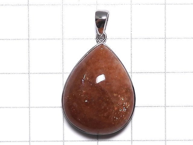 [Video][One of a kind] Sunstone AAA Pendant Silver925 NO.16