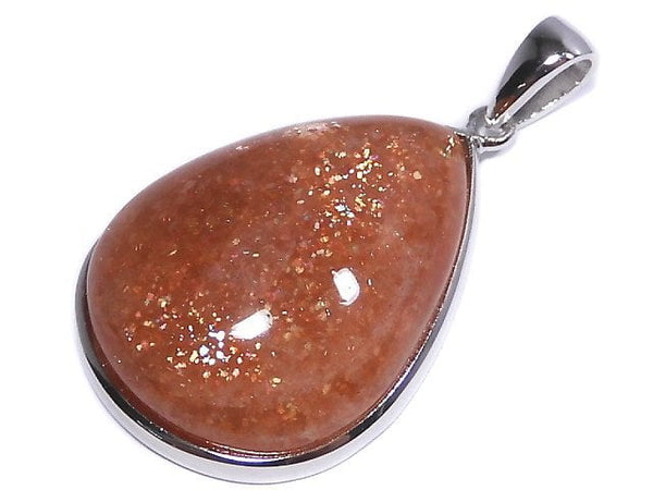 [Video][One of a kind] Sunstone AAA Pendant Silver925 NO.17