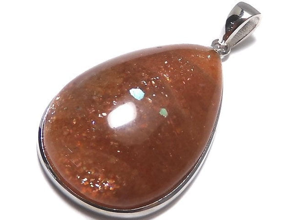 [Video][One of a kind] Sunstone AAA Pendant Silver925 NO.20