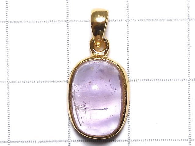 [Video][One of a kind] Kunzite AAA Pendant 18KGP NO.14