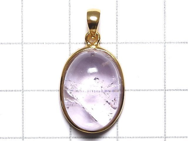 [Video][One of a kind] Kunzite AAA Pendant 18KGP NO.17