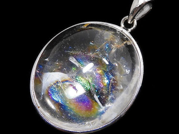 [Video][One of a kind] Iris Quartz AAA- Pendant Silver925 NO.50