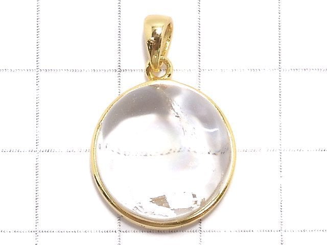 [Video][One of a kind] Iris Quartz AAA- Pendant 18KGP NO.54