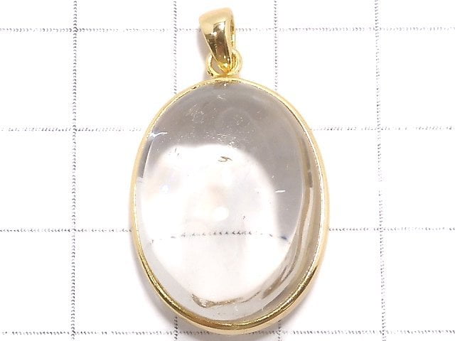 [Video][One of a kind] Iris Quartz AAA- Pendant 18KGP NO.62