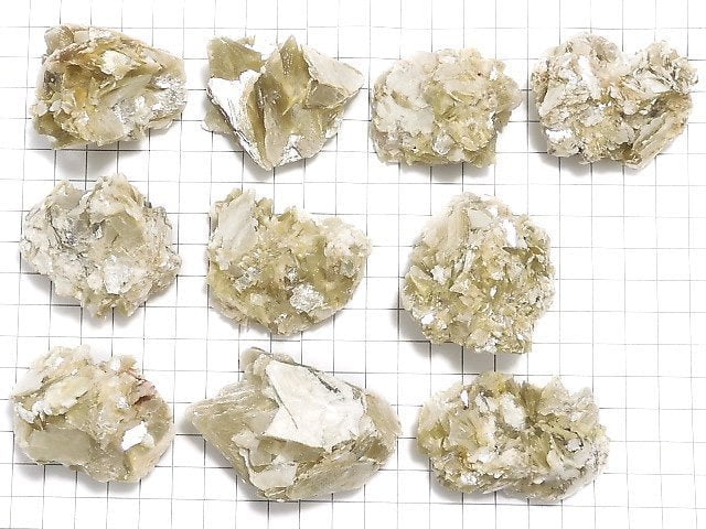 [Video][One of a kind] Golden Mica Cluster 10pcs Set NO.2