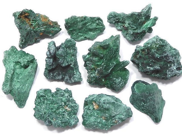 [Video][One of a kind] Malachite Rough Stone 10pcs set NO.1