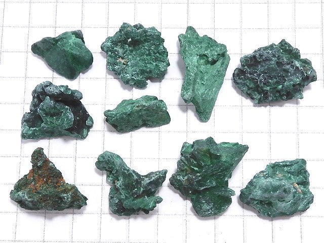 [Video][One of a kind] Malachite Rough Stone 10pcs set NO.1