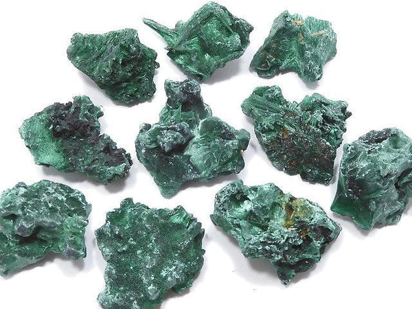 [Video][One of a kind] Malachite Rough Stone 10pcs set NO.3